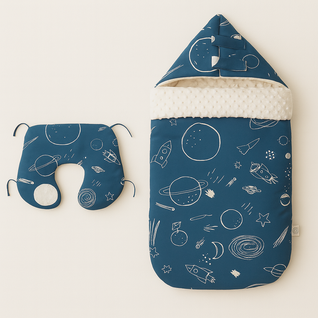 Universele Baby Winter Voetenzak – Warme Gevoerde Babyslaapzak voor Kinderwagen, Buggy & Autostoel