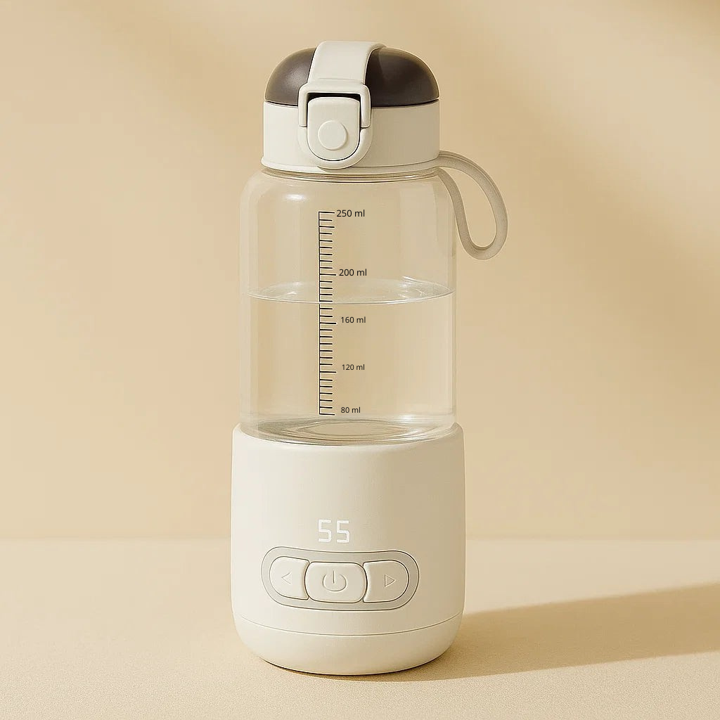 USB Baby Melkverwarmer 250ml – Draagbare Flesverwarmer voor Onderweg