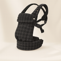 Zwart houndstooth patroon