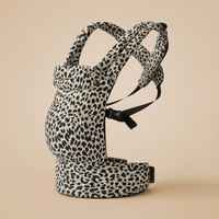 Zwart-wit leopard print
