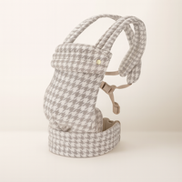 Beige met houndstooth patroon