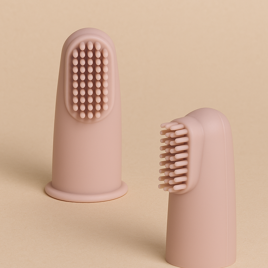 Siliconen Baby Tandenborstel – Vingerborstel voor Eerste Tandjes