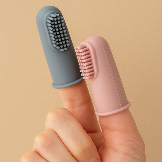 Siliconen Baby Tandenborstel – Vingerborstel voor Eerste Tandjes