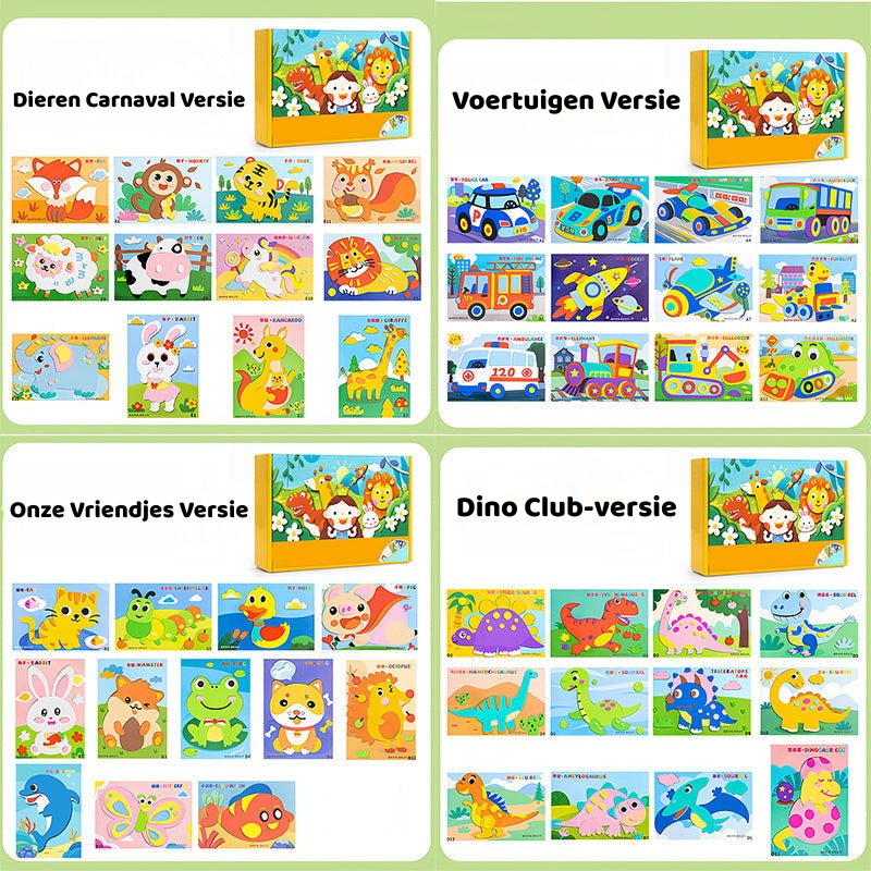 3D EVA Knutselstickers