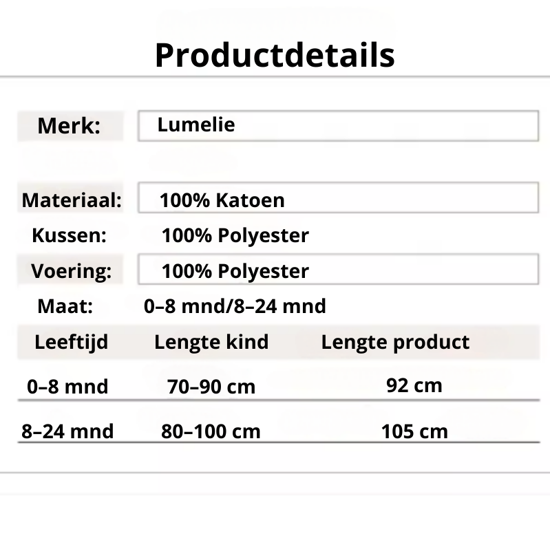 Universele Baby Winter Voetenzak – Warme Gevoerde Babyslaapzak voor Kinderwagen, Buggy & Autostoel