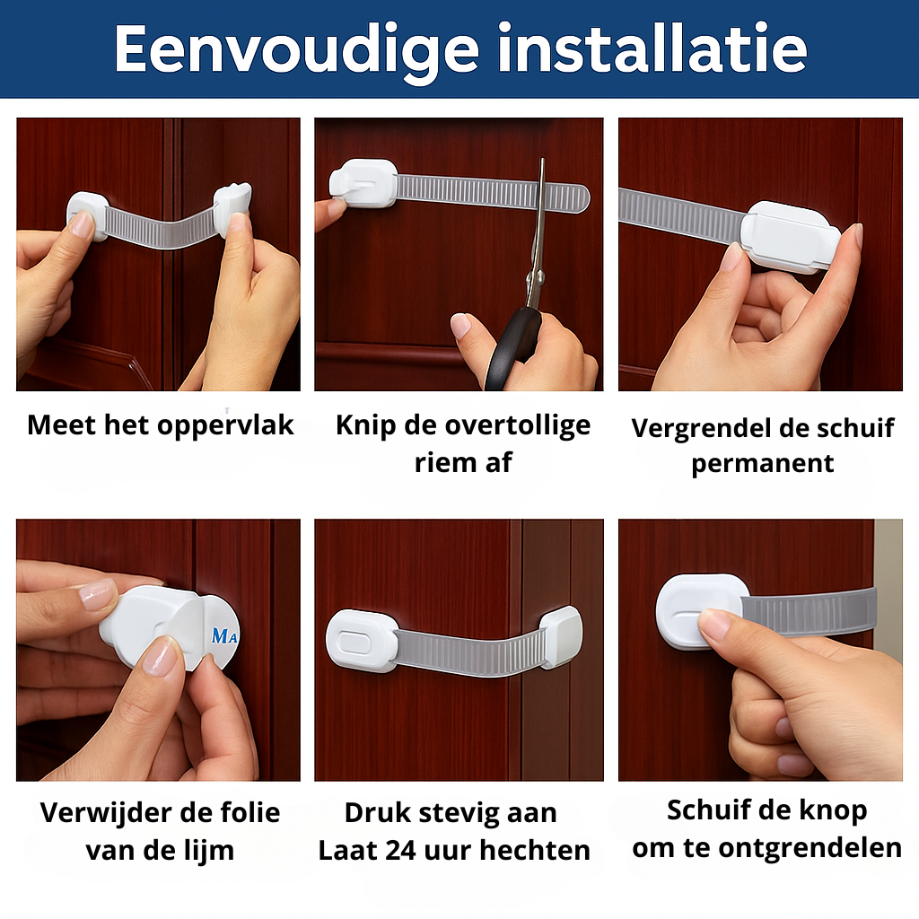Kindveilig Sloten – Set van 12