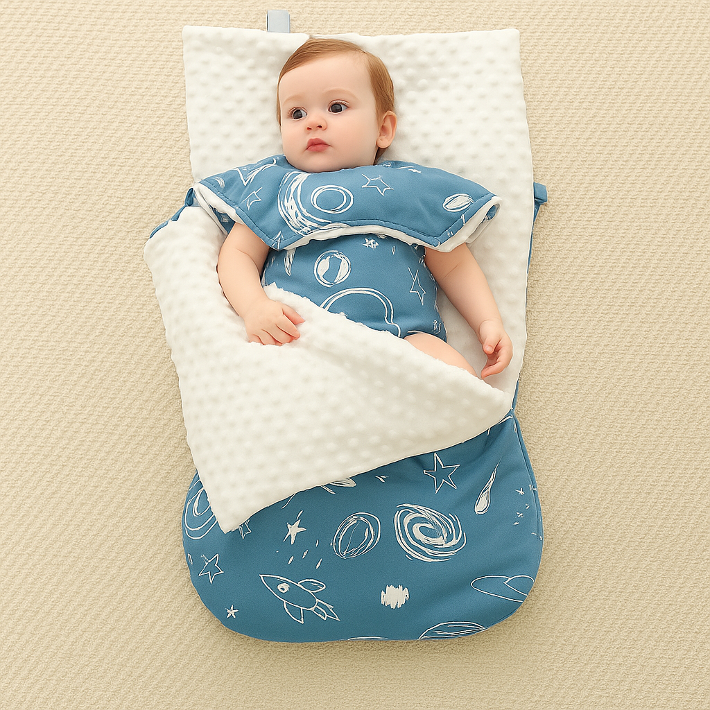 Universele Baby Winter Voetenzak – Warme Gevoerde Babyslaapzak voor Kinderwagen, Buggy & Autostoel