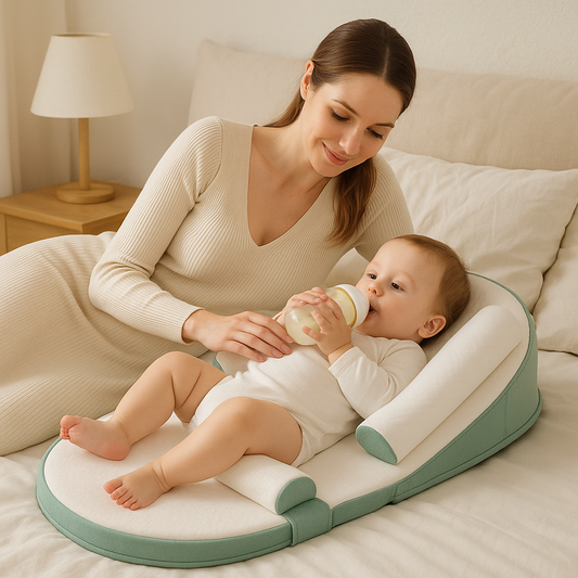 Ergonomisch Baby Lounger – Veilig Anti-Rol Slaapnestje