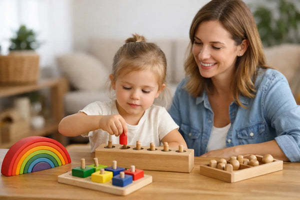 Montessori speelgoed thuis gebruiken met plezier