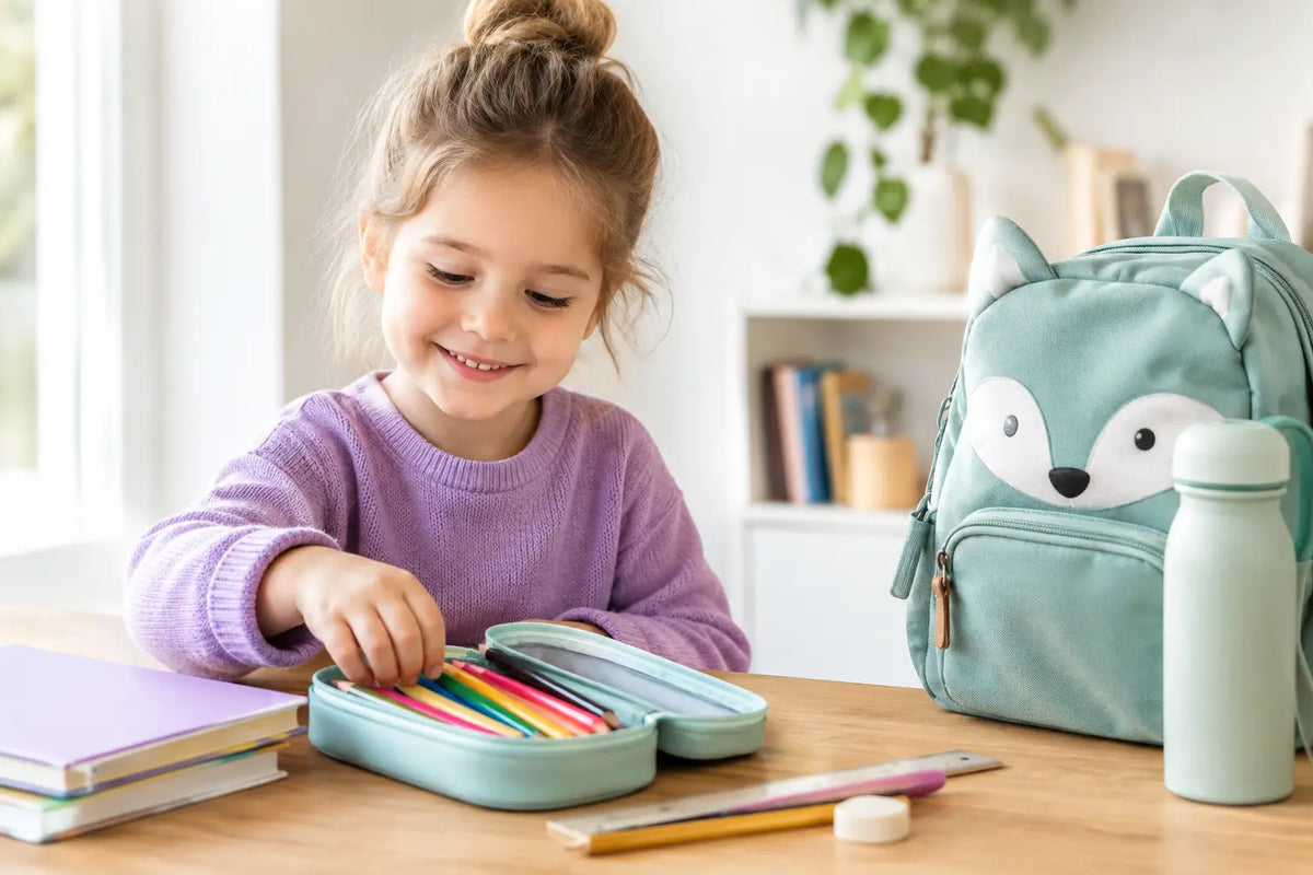Schoolspullen voor je kleuter kiezen met een rustige start