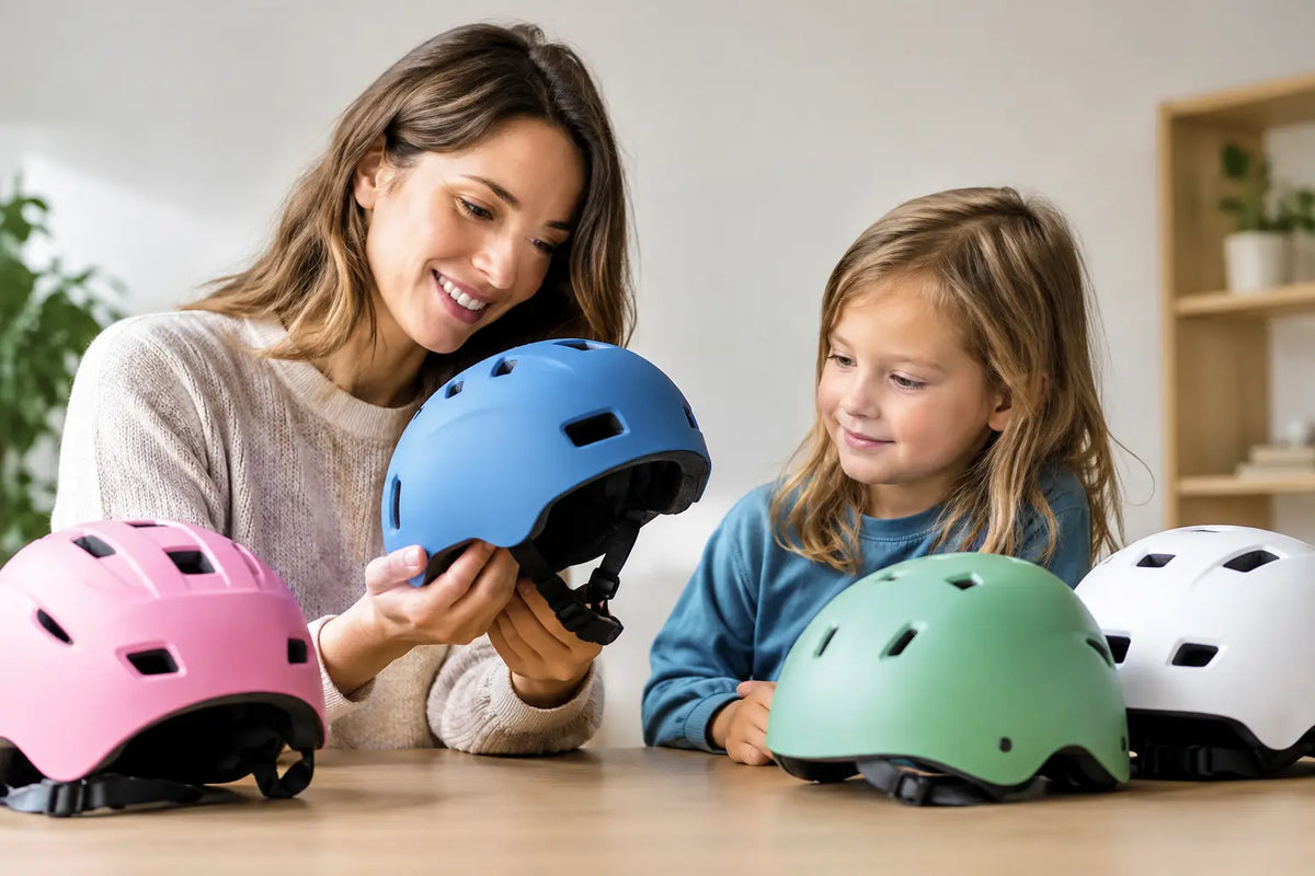 Kinderhelm maten vergelijken voor je kind