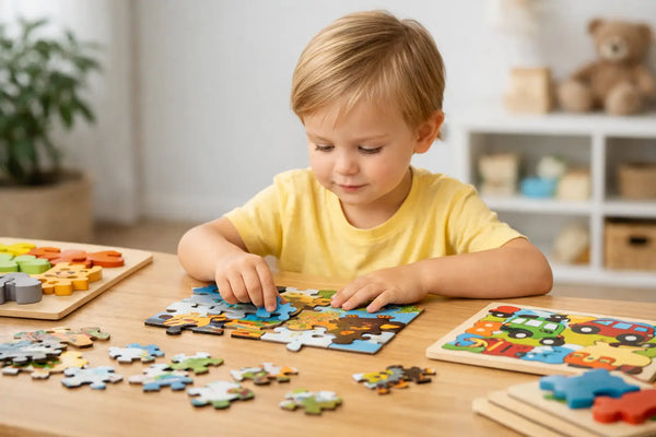 Welke puzzel past bij een kleuter van 4 jaar?