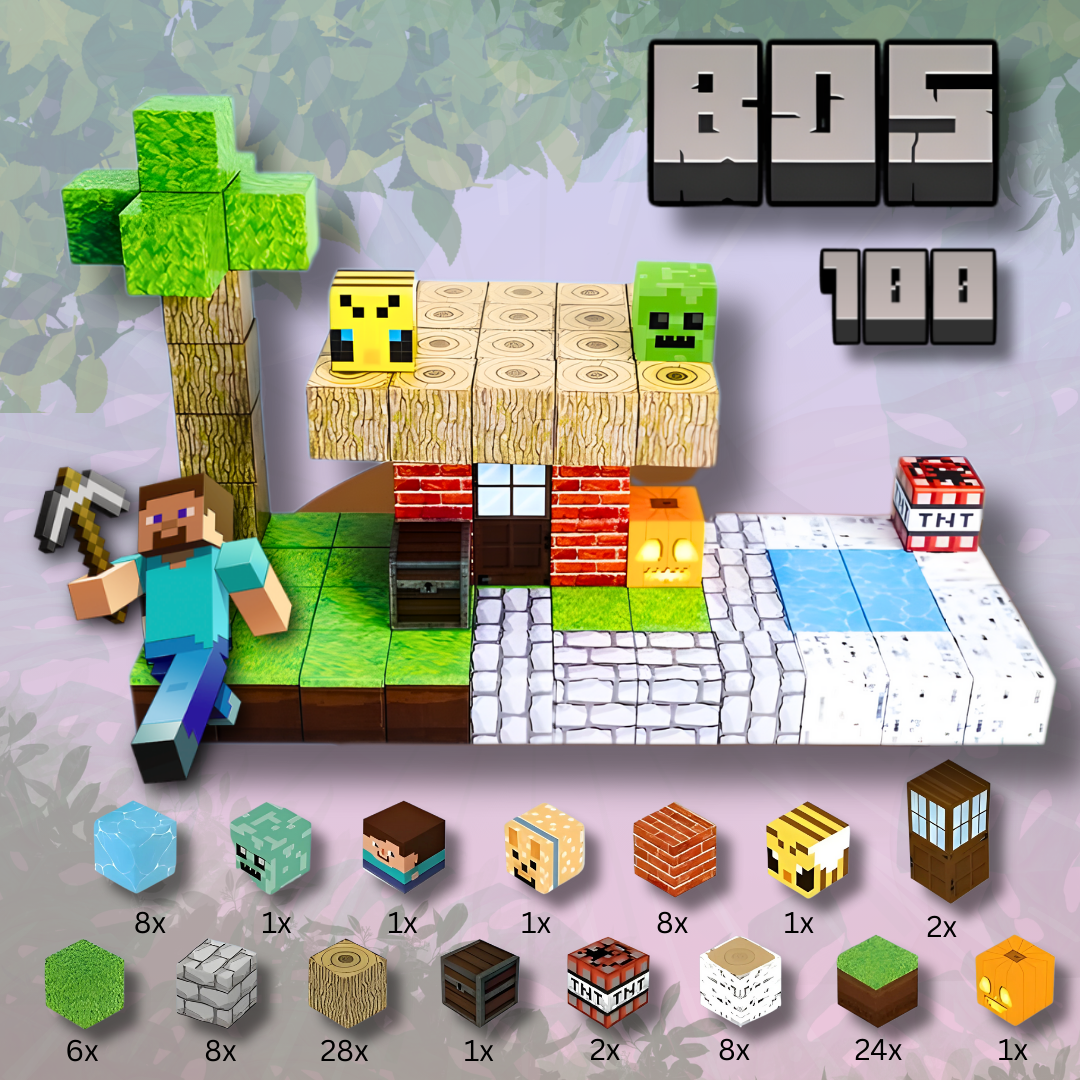 Minecraft Magnetische Bouw Blokken