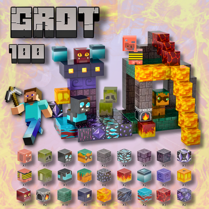 Minecraft Magnetische Bouw Blokken