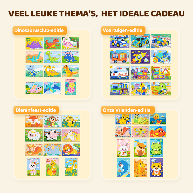 3D EVA Knutselstickers