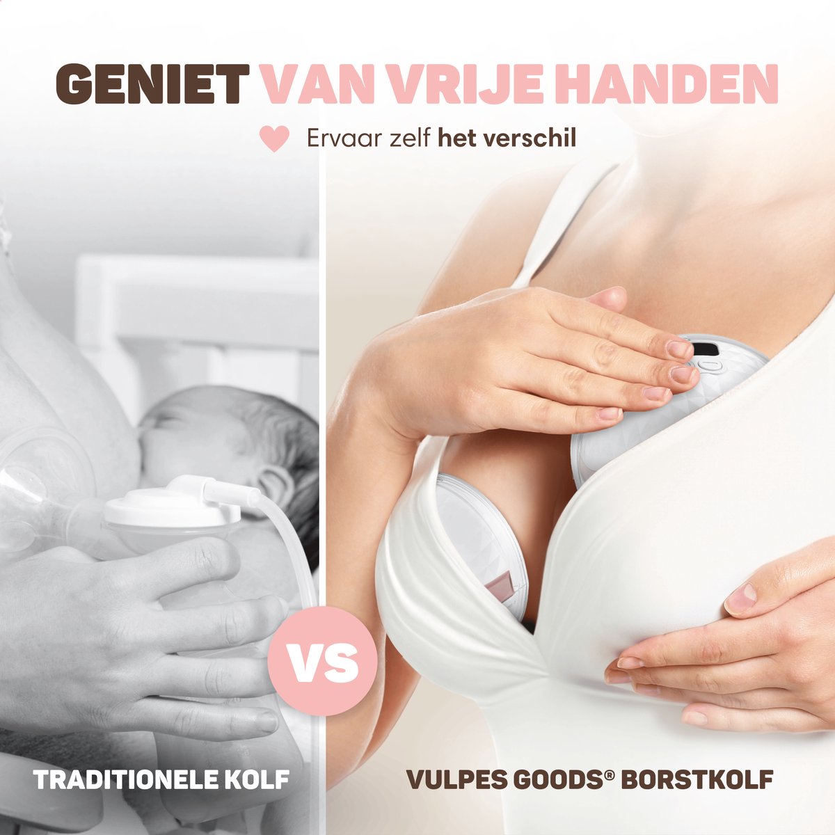 BabyCare - Elektrische Draadloze Borstkolf - met APP bediening