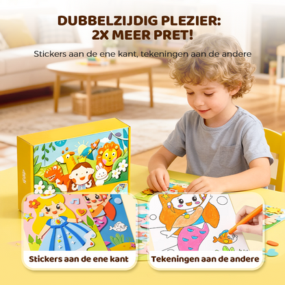 3D EVA Knutselstickers