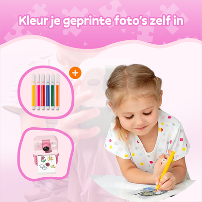 Kindercamera met Fotoprinter