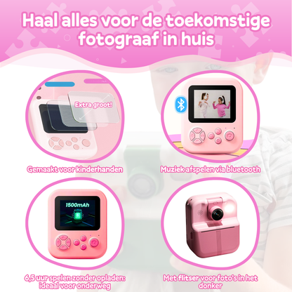 Kindercamera met Fotoprinter
