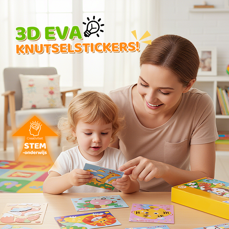 3D EVA Knutselstickers