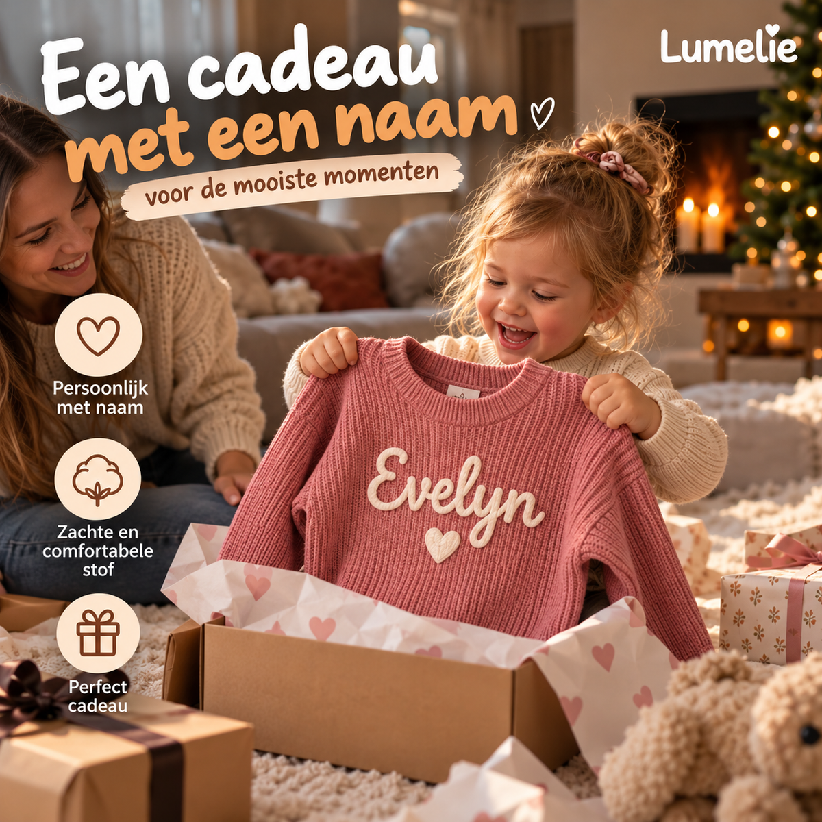 Geborduurde Trui met Naam