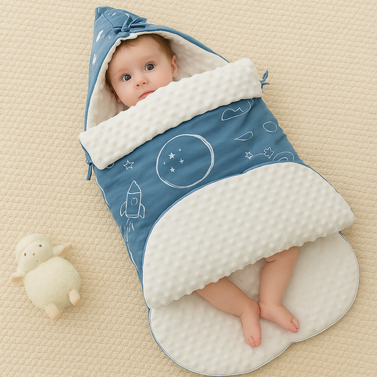 Universele Baby Winter Voetenzak – Warme Gevoerde Babyslaapzak voor Kinderwagen, Buggy & Autostoel