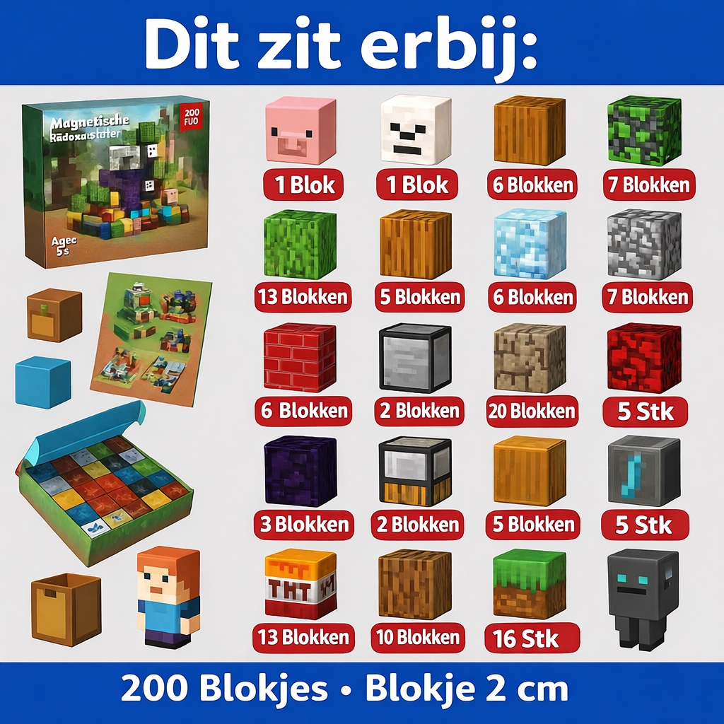 MISTLETOYS™ - Magnetische Leerbouwstenen