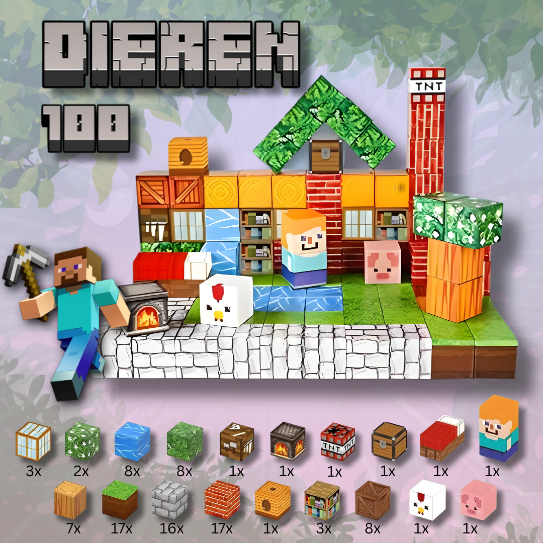 Minecraft Magnetische Bouw Blokken