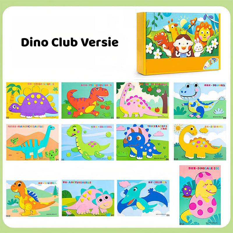 3D EVA Knutselstickers