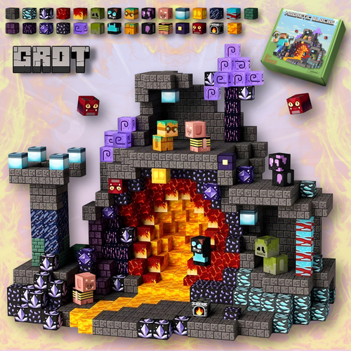 Minecraft Magnetische Bouw Blokken