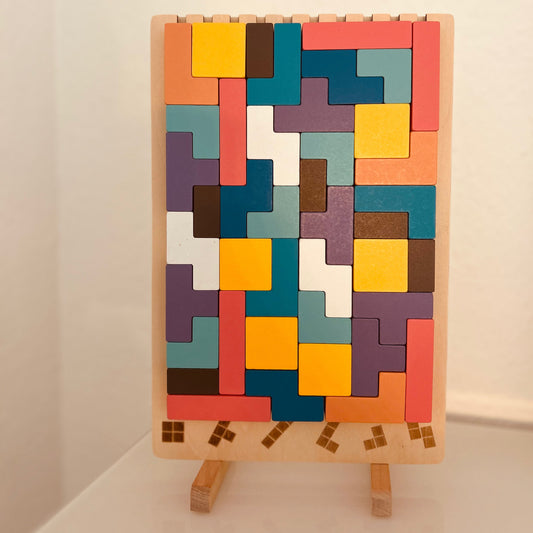 3D Tetris Houtpuzzel