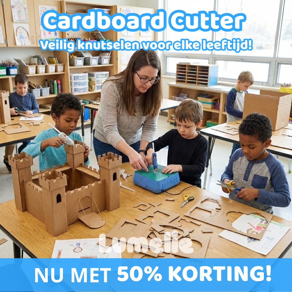 Cardboard Cutter Pro – Veilige Creativiteit voor Kleine Handjes!
