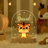 Gepersonaliseerde Dieren Nachtlamp – Met Naam