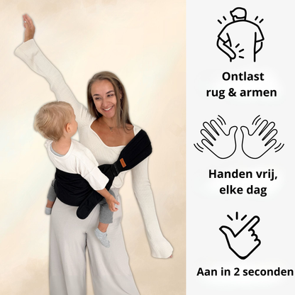 Ergonomische draagzak – met gratis reistas