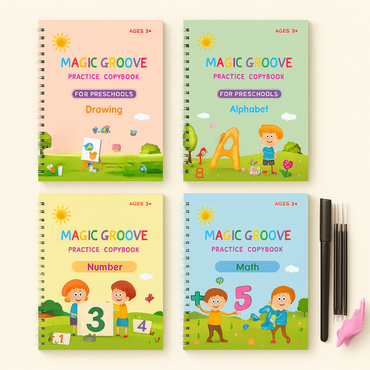 Magic Groove Engels Leerboeken Set (4-Delig)