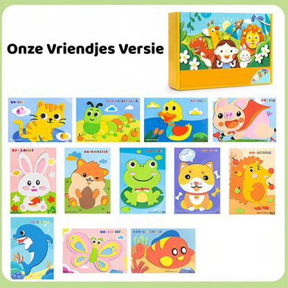 3D EVA Knutselstickers