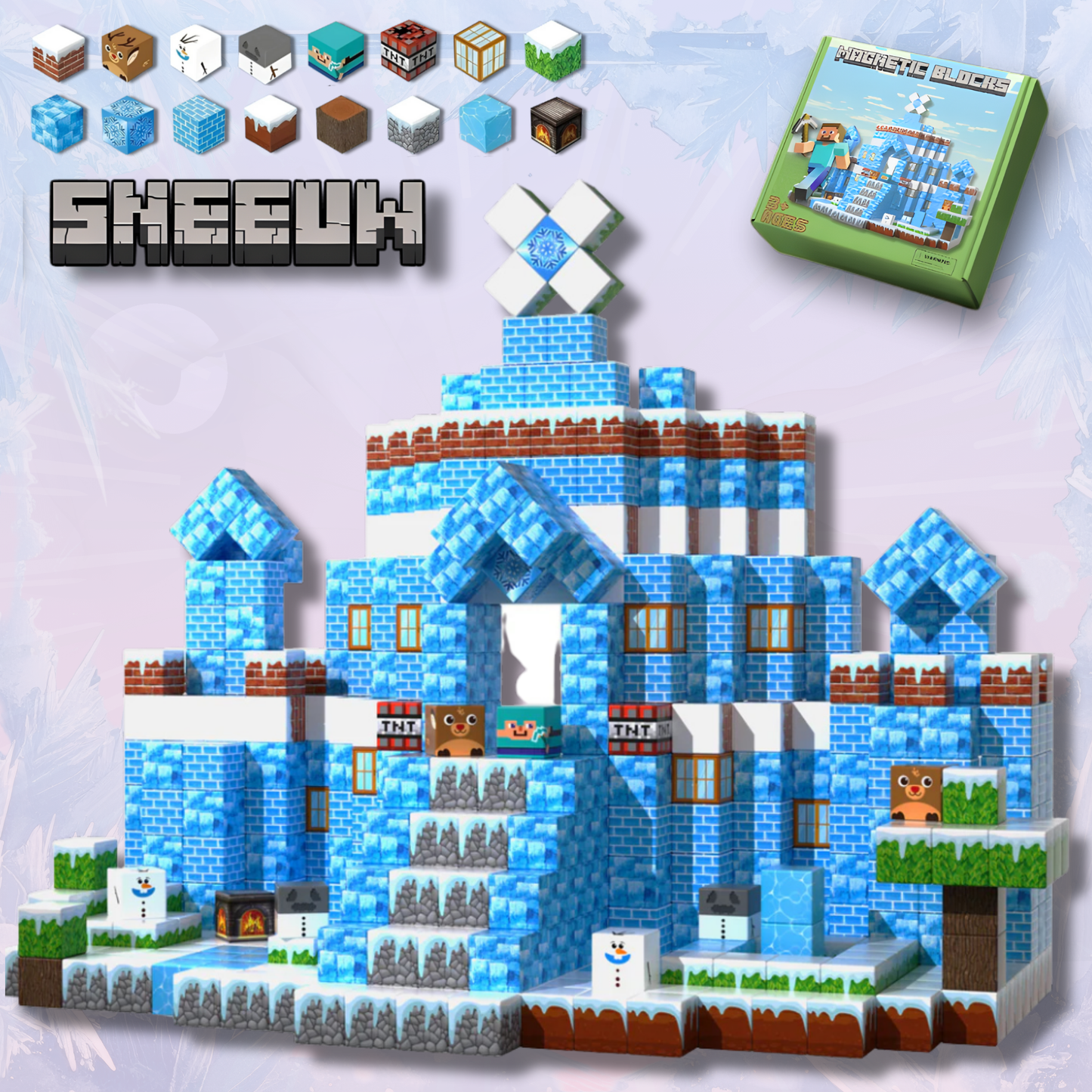 Minecraft Magnetische Bouw Blokken