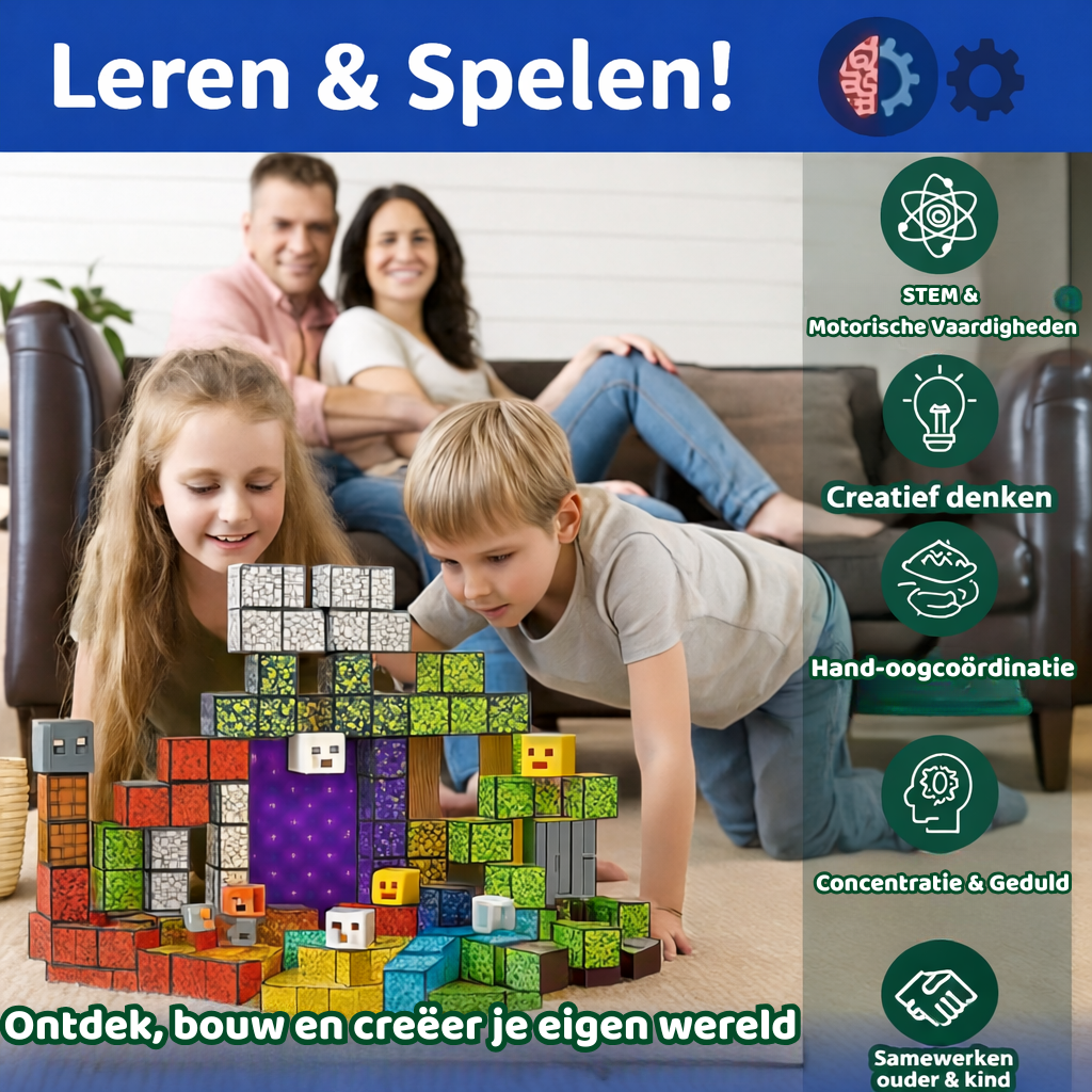MISTLETOYS™ - Magnetische Leerbouwstenen