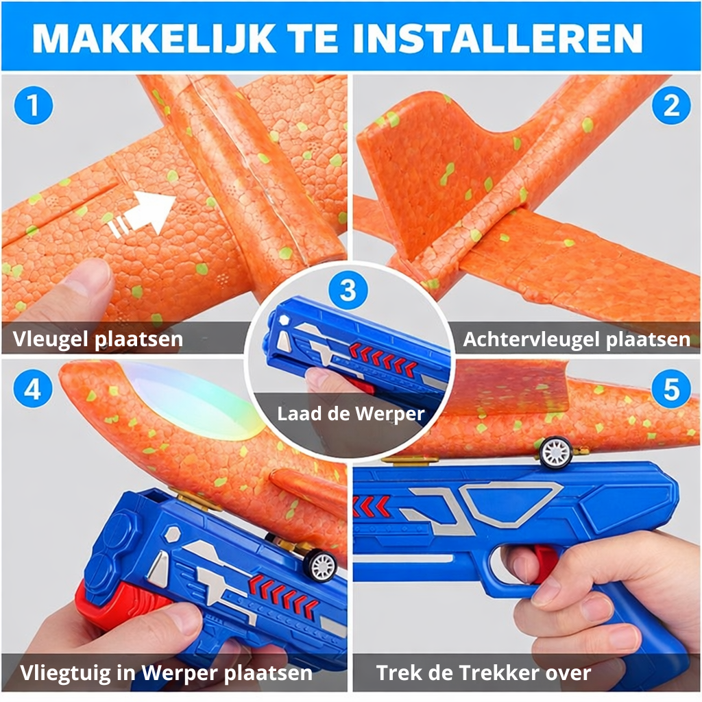 SkyBlaster Vliegtuig Launcher