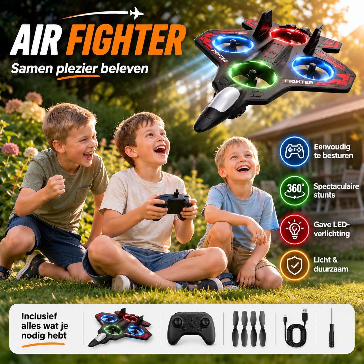 RC Vliegtuig voor Kinderen | Air Fighter