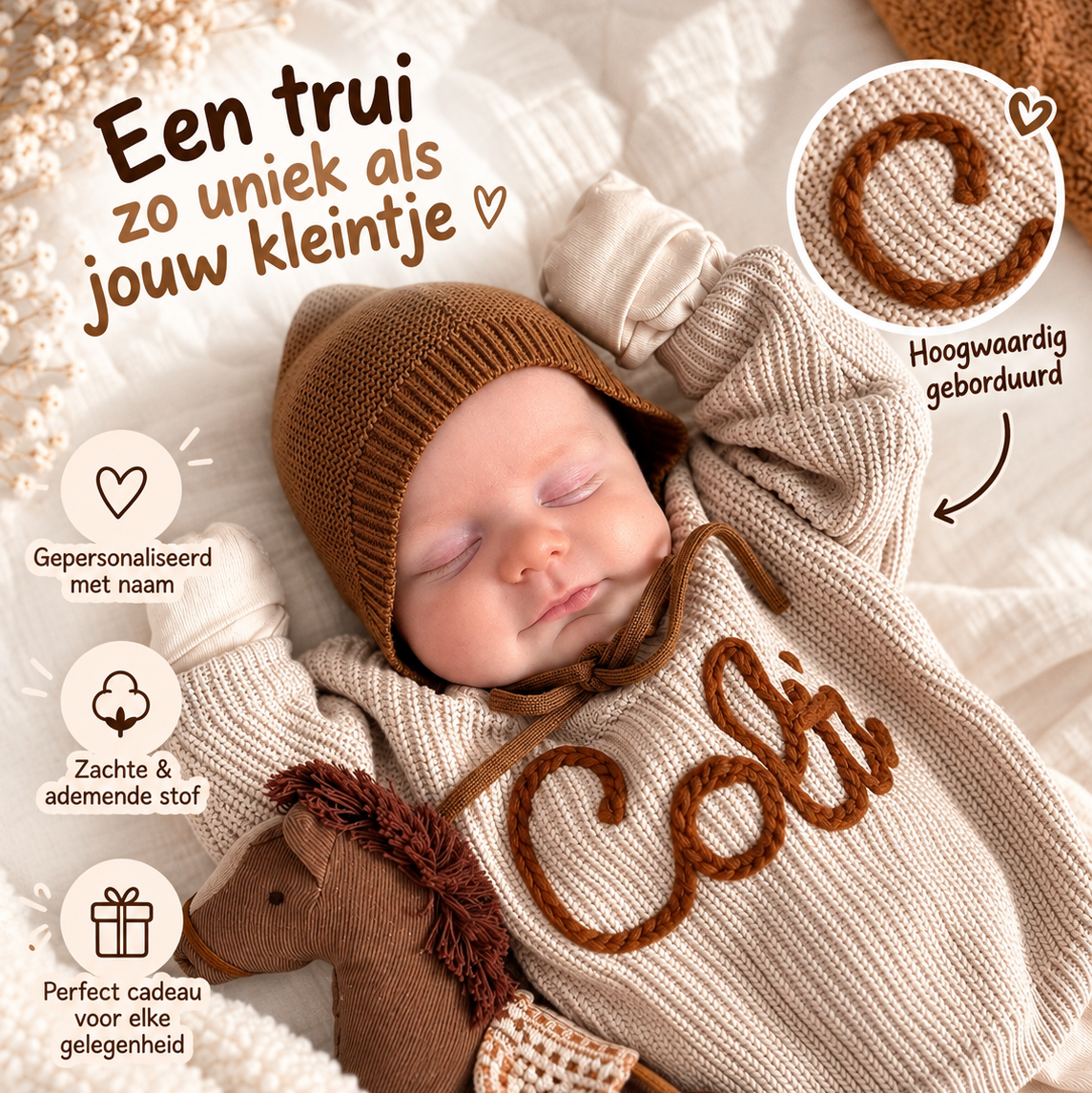 Geborduurde Trui met Naam