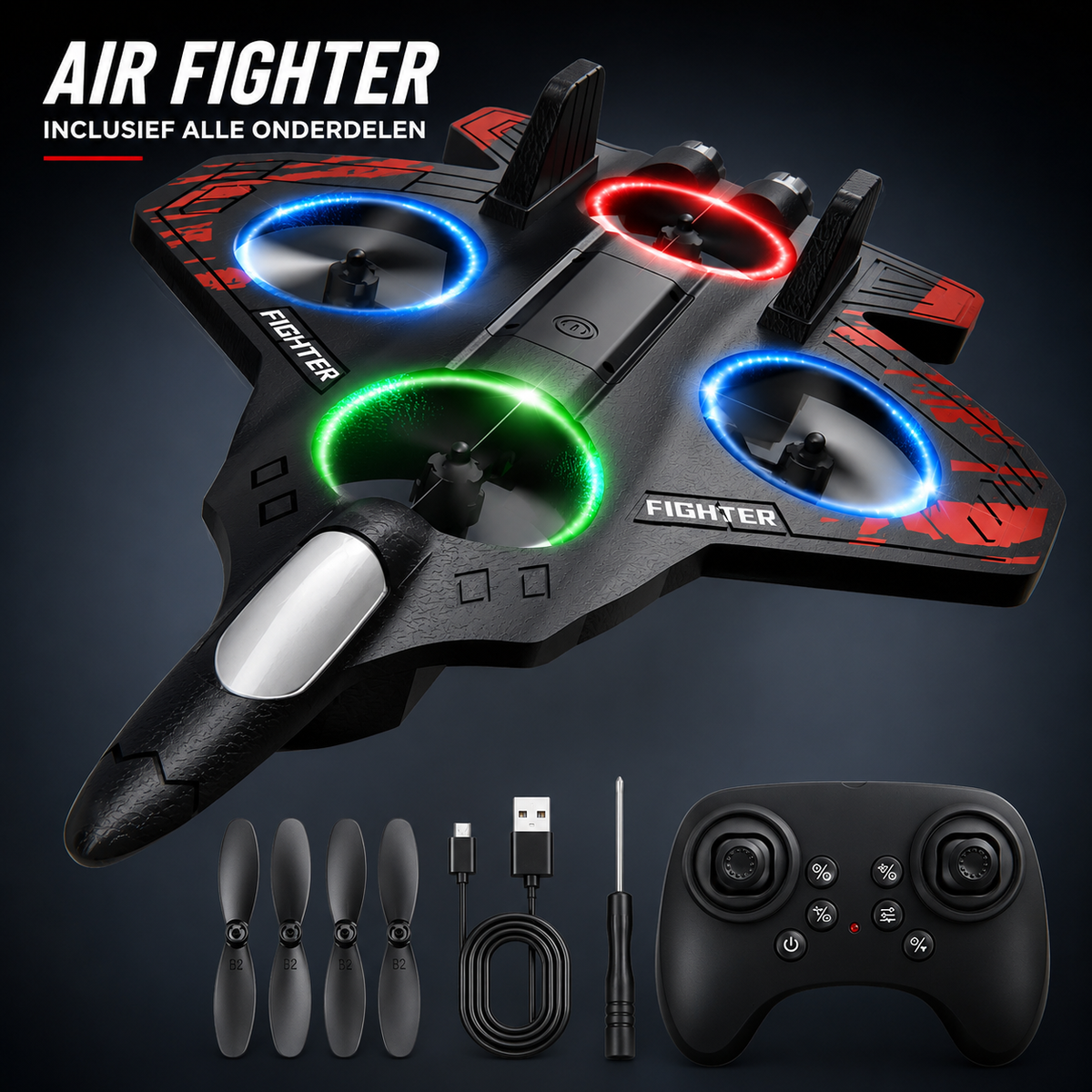 RC Vliegtuig voor Kinderen | Air Fighter