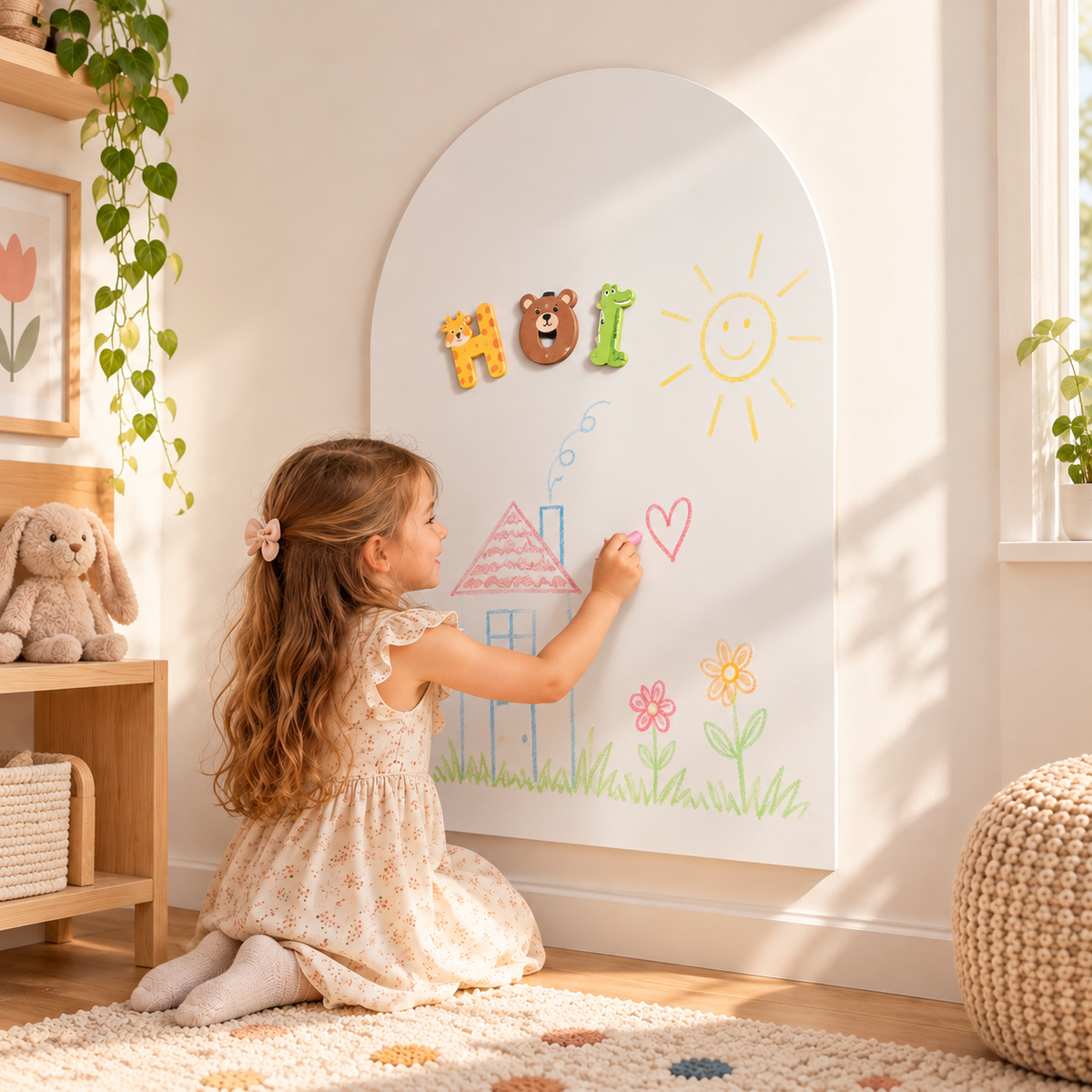 MagneetMuur Magnetisch Krijtbord