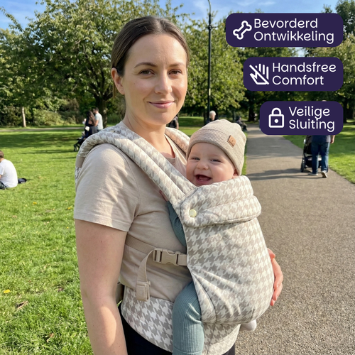 Ergobaby draagzak Lumelie met M-vorm heuppositie, gevoerde schouderbanden, geschikt tot 20 kg