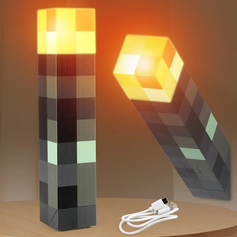 Real-Life Minecraft Fakkel