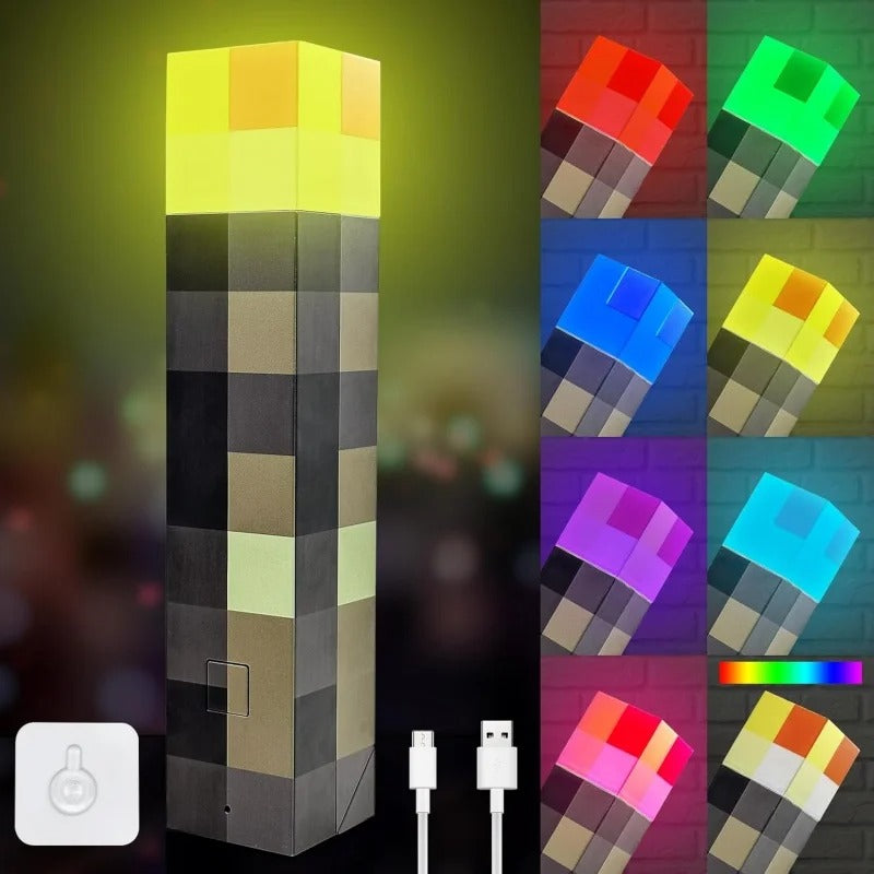 Real-Life Minecraft Fakkel