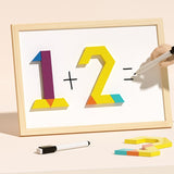 Magnetische patroonblokkenpuzzel
