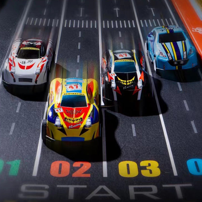 48 Mini Auto's met Ingebouwde Garage Set